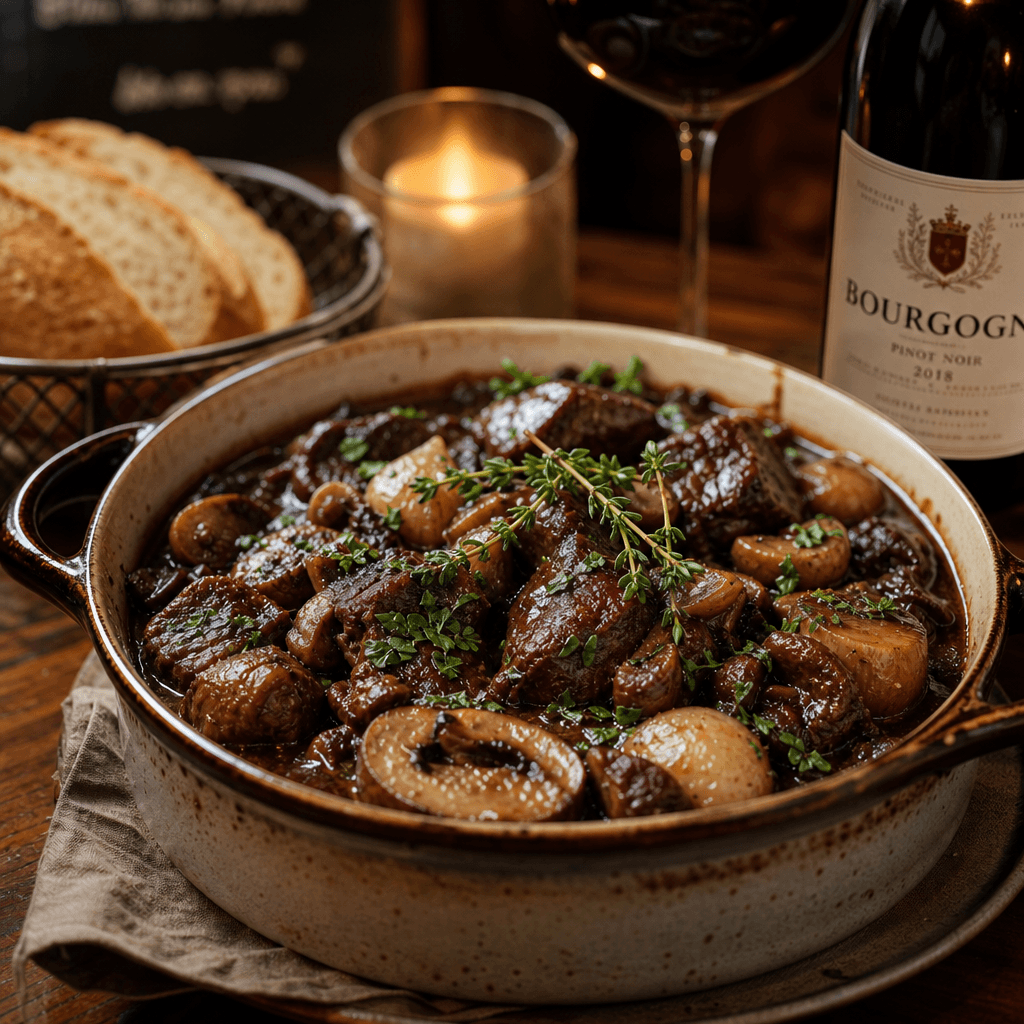 Plat de cuisine française traditionnelle